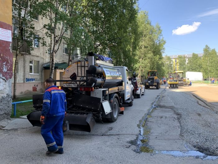 ​После проведения земляных работ УТС на объекты выходит служба по благоустройству
