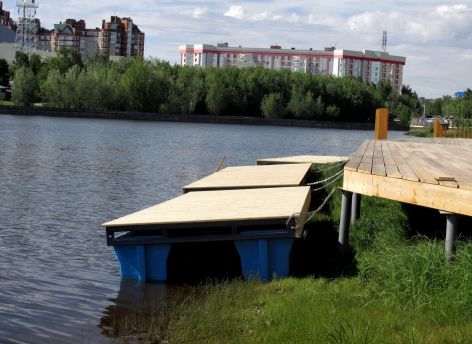 Набережная на Сайме осталась без причала и лодок. Как это случилось