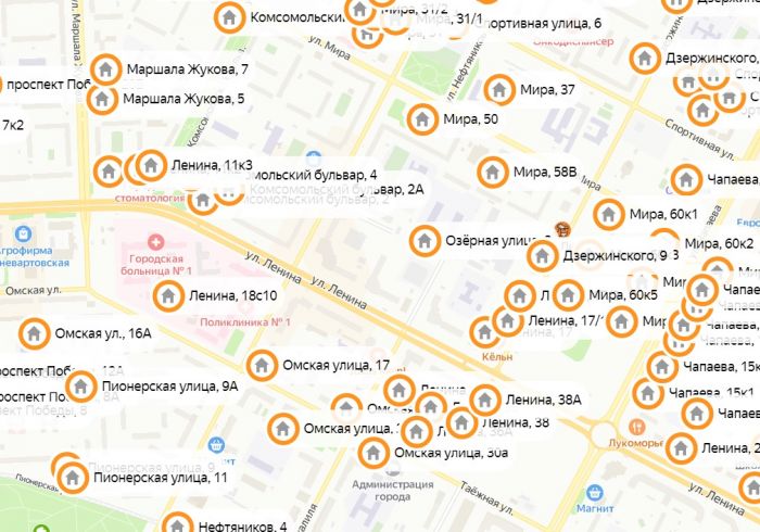 В Нижневартовске опубликовали карту укрытий для населения