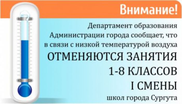 ​Актировка: 1-8 классы первой смены