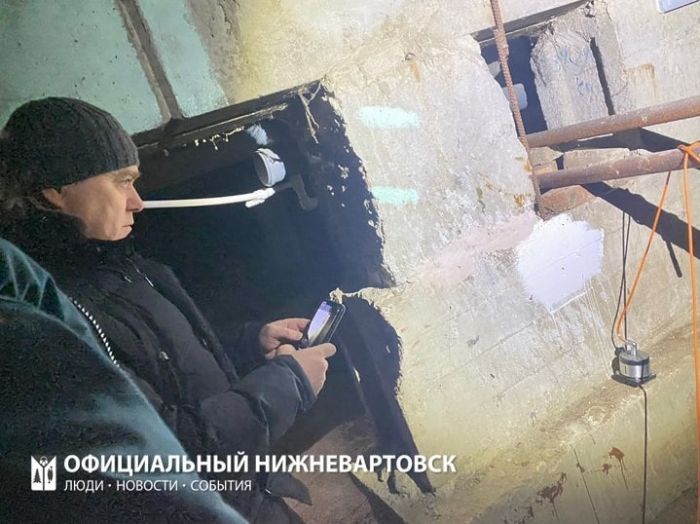 Эксперты приступили к обследованию разрушенного дома в Нижневартовске