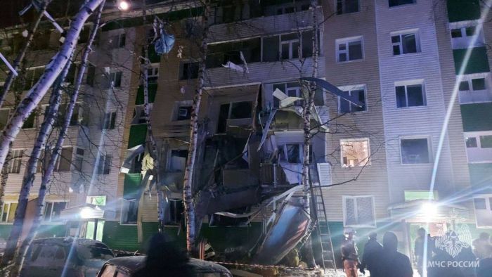 Пострадавший от взрыва дом в Нижневартовске будут сносить