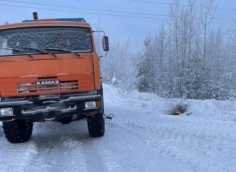 Госавтоиспекторы Югры помогли замерзающему на трассе водителю
