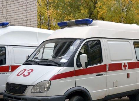 Машина скорой помощи загорелась в Нижневартовске