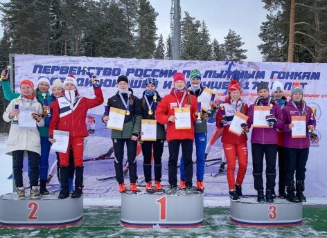 Югорские лыжницы выиграли эстафету на первенстве России