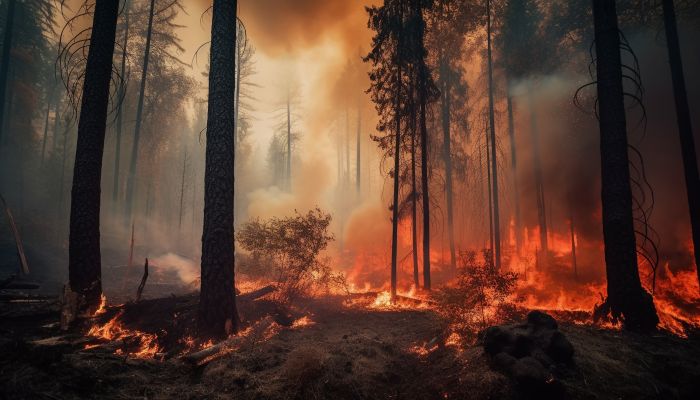 Огнеборцы тушат восемь лесных пожаров в ХМАО