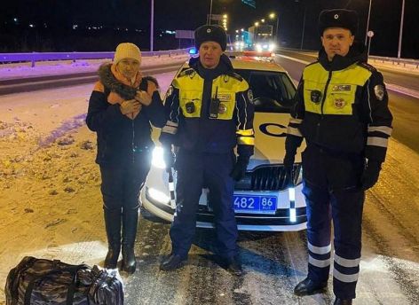Пермячка в мороз отправилась автостопом из ХМАО на родину