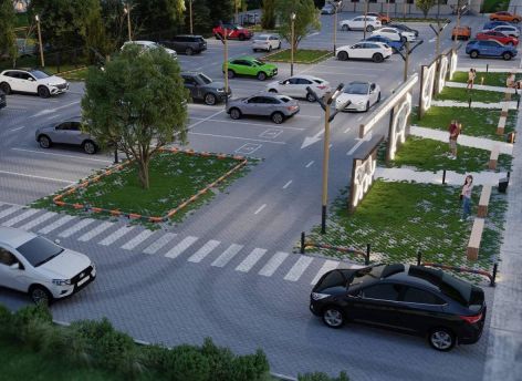 В Нижневартовске оборудуют первую топиарную парковку