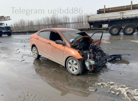 Два человека получили травмы в ДТП на трассе «Тюмень − Ханты-Мансийск»