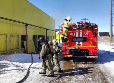 В Нижневартовске на птицефабрике произошел пожар