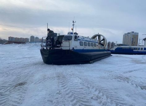 В ХМАО отменяют рейсы судов на воздушных подушках