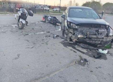 Два мотоциклиста столкнулись друг с другом в ДТП в Пыть-Яхе