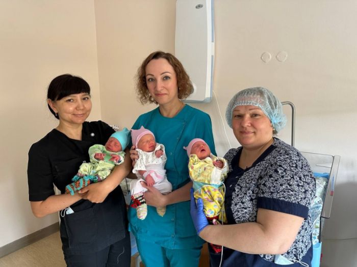 ​В Ханты-Мансийске родилась первая тройня в этом году