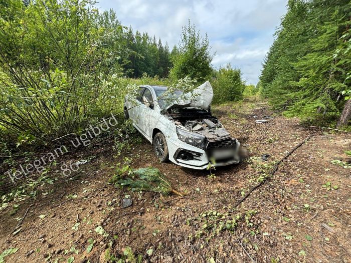 ​В Югре в единственном ДТП за сутки пострадал водитель