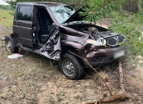В Нижневартовском районе опрокинулся автомобиль с пьяным водителем без прав