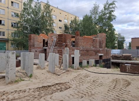 В Сургуте продолжается строительство храма Святого Духа