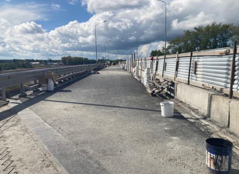 Завершён первый этап ремонта путепровода на Обходе города Тюмени