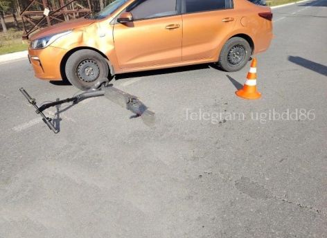 В ХМАО водитель «KIA» сбил нетрезвого мужчину на электросамокате