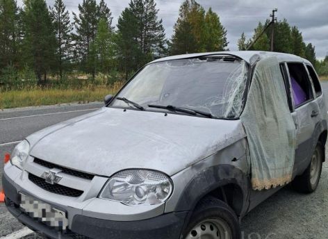 Автоледи из ЯНАО занесло на трассе в Сургутском районе