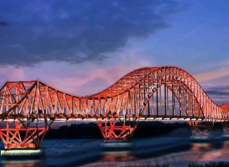 Мосту «Красный дракон» в Ханты-Мансийске исполнилось 20 лет