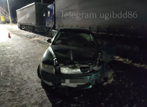 В Урае водитель Skoda влетел в Man