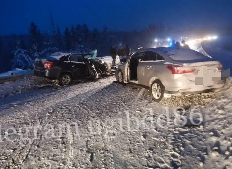 На трассе ХМАО в ДТП пострадала пожилая пассажирка Ford