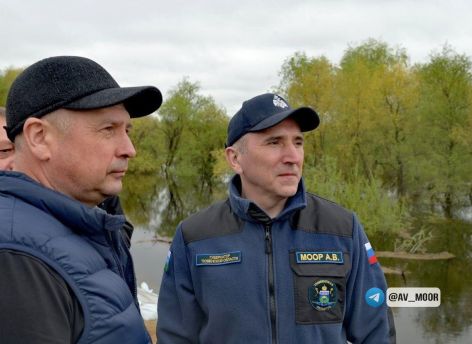 Александр Моор лично проконтролировал ситуацию с паводком в Абатском районе