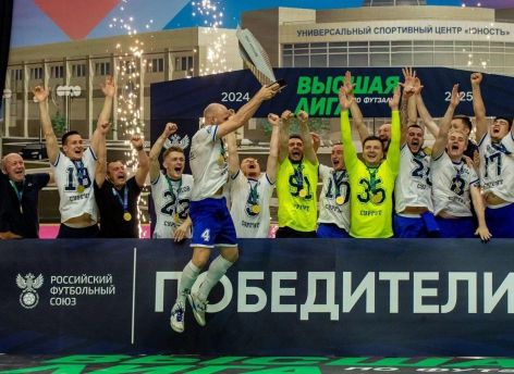 Сургутский «Факел» впервые стал чемпионом Высшей лиги по мини-футболу