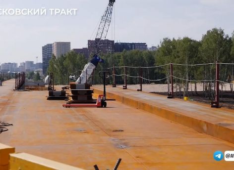 Развязку в южной части Тюмени строят с опережением графика