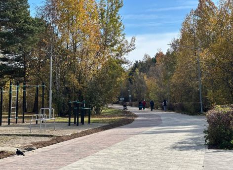 Парк «За Саймой» в Сургуте меняется ‒ появятся дорожки, площадка и единый стиль покрытия