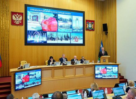 Руслан Кухарук отчитался о работе правительства: соцподдержка, добыча нефти, новые школы и рекорды в экономике