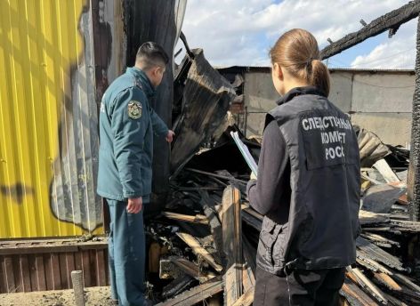 СК Югры назвал предварительную причину пожара с семью погибшими в поселке Высокий