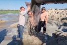 Во время противостояния из-за намыва песка возле «Боровой» в Сургуте госпитализировали двух человек