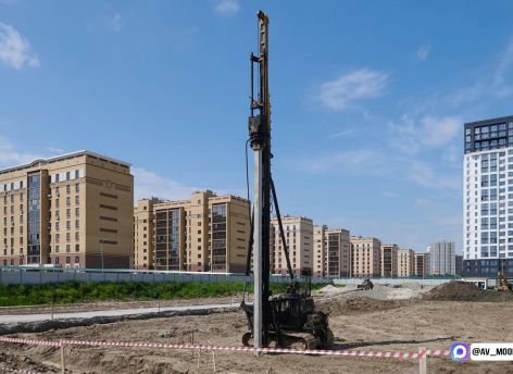 ​В Тюмени начали строить школу на 1400 мест в Заречном микрорайоне
