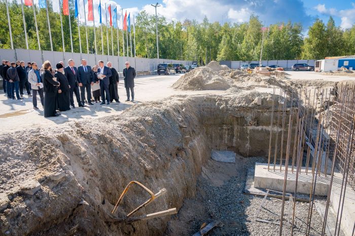 В столице Югры идет стройка храма-часовни в память репрессированных