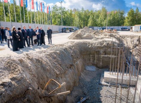 В столице Югры идет стройка храма-часовни в память репрессированных