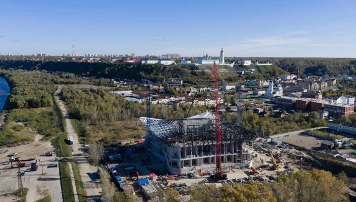 В Тобольске почти готов каркас будущего концертного зала на 700 зрителей