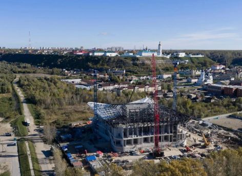 В Тобольске почти готов каркас будущего концертного зала на 700 зрителей