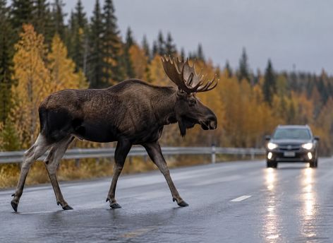 ​Лоси на трассах Югры: где их встречают и как избежать столкновения