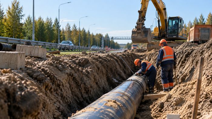 ​На Ивана Захарова в Сургуте отремонтируют подземный газопровод