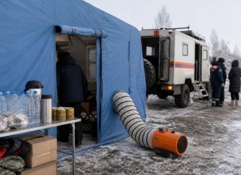 Спасатели Югры подготовили 55 пунктов обогрева для водителей и пассажиров на трассах региона