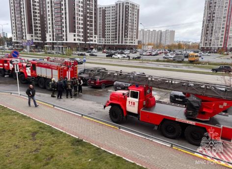 Пожарные Сургута спасли двух девятилетних девочек из горящей квартиры