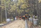 Сдача новых дорожек в парке «За Саймой» перенесена на ноябрь из-за смены подрядчика