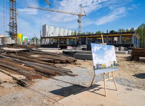 ​Строительство школы в 20А микрорайоне Сургута остается замороженным