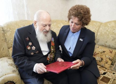 Тюменский ветеран Михаил Костюрин отметил 103-летие