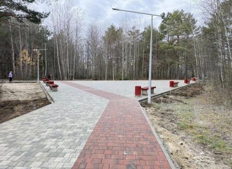 ​Обновление дорожек в сургутском парке «За Саймой» закончат в ноябре
