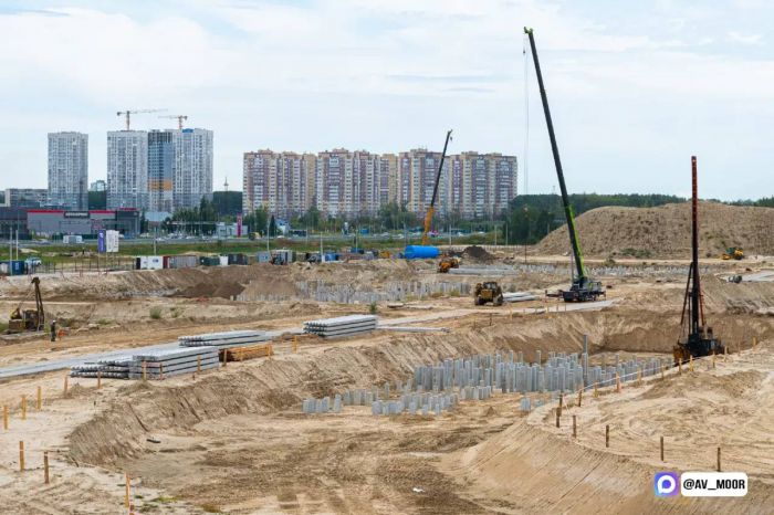 Строители завершают дорогу к межуниверситетскому кампусу в Тюмени