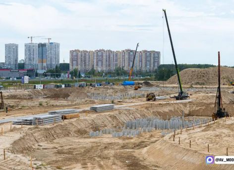 Строители завершают дорогу к межуниверситетскому кампусу в Тюмени
